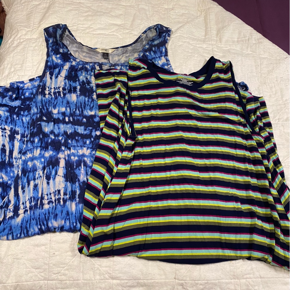 Sleeveless Knee Length Dresses Set of 2 Women’s Size 14